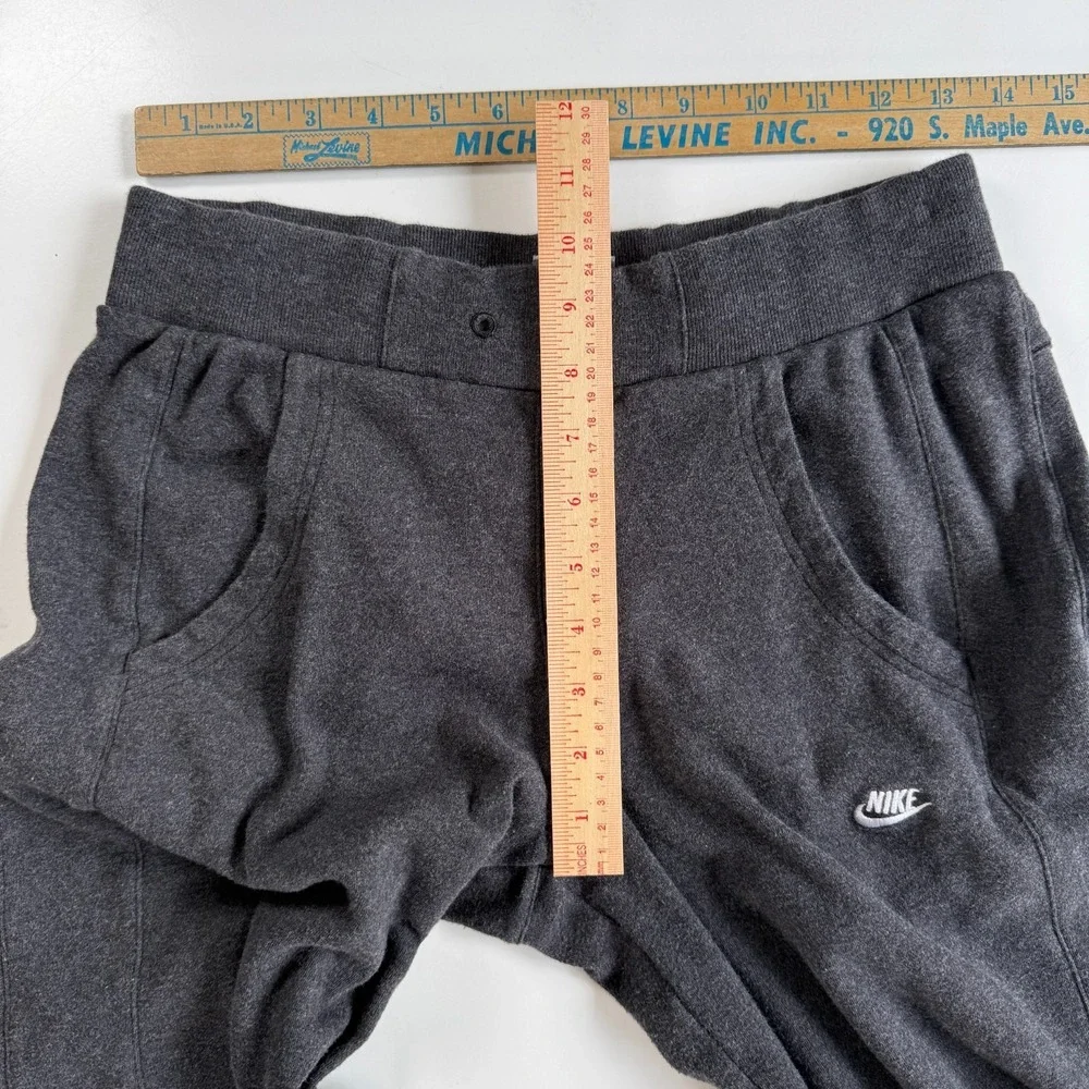 Y2K NIKE Sportswear Relaxed Lounge Pant Womens Medium (8-10) Gray Relaxed Baggy‎